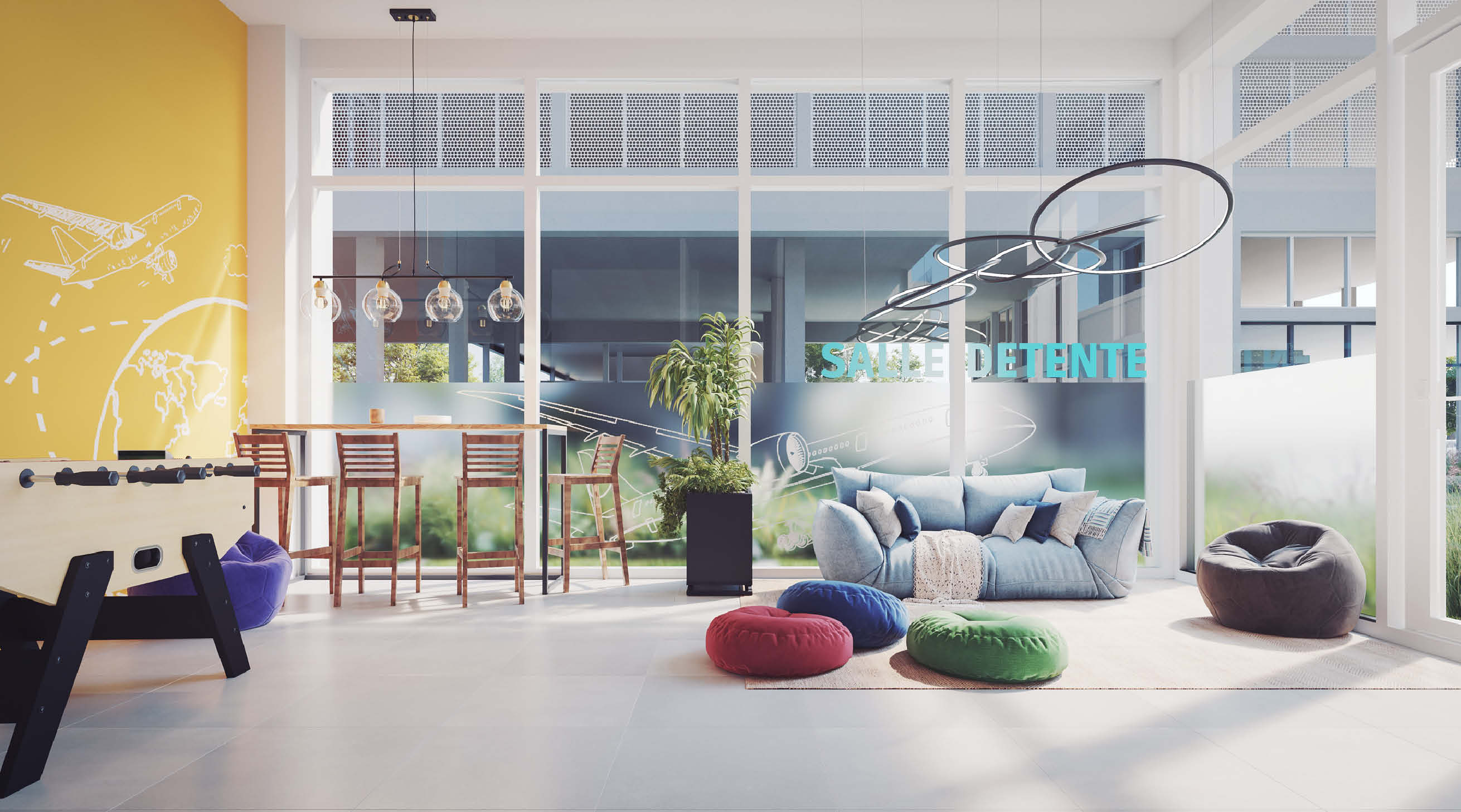 Aero Campus – salle de détente